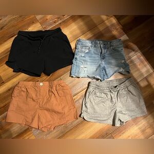Shorts lot (4 pairs) size 8 girls- EUC